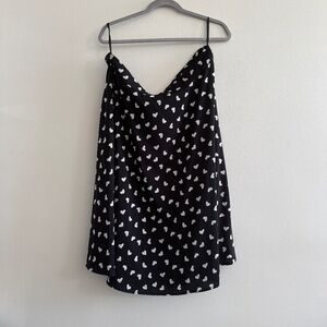 EUC--Royal Monk hearts midi skirt in 2x